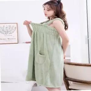 여성 밴딩 원피스 극세사샤워가운 여자가운 골프가운