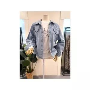 [미스칸트] KEJKP306BL 포켓 카라 청자켓 블루_P389137500