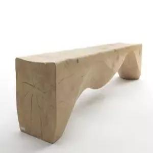 통나무 미술관 벤치 긴의자 야외 고재의자 방부목