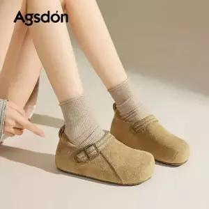 여친 겨울 러블리 쿠셔닝 단화 플랫 통굽 신발 솜구두 다올4