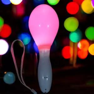 메가디자인 LED 알 야광봉 핑크 알 모양 LED봉