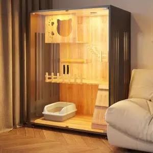 고양이 호텔장 고급 빌라 케이지 실내 격리장 캣빌라