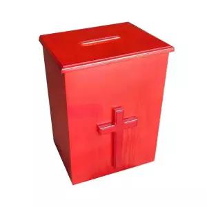 교회용 헌금함 원목 십일조 봉투보관함 기부 봉헌함 모금함 교회용품 나무재질