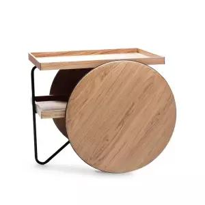 서빙카트 트롤리 왜건 빈티지 원목 인테리어 엔틱