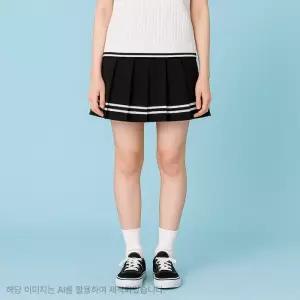 USALL 유솔 HC29 GIRLS 테니스 스커트 주니어 여아 테니스 스커트(블랙) ULWH25451