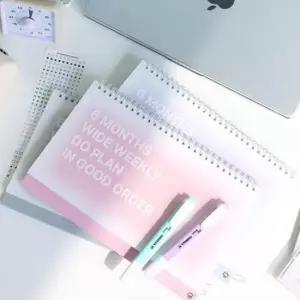 [문구] 만년형 6개월 탁상용 스터디플레너 2P 학습 스케줄러