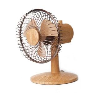 레트로선풍기 빈티지 우드선풍기 탁상용 저소음 화장대 캠핑용