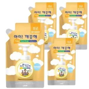 [셀러허브]아이깨끗해 핸드워시 순한파우더향 리필 450ml x 4개 (S9822004)