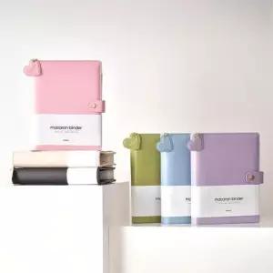 [문구] 마카롱 파스텔 바인더 A5 다이어리 속지팩 패키지