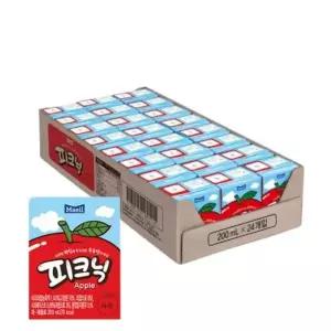 [셀러허브]매일 피크닉 사과맛 200ml x 24팩 SD (S9825329)