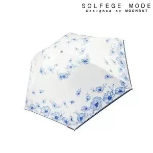 SOLFEGE MODE (PD-1E3P524WH) 모노톤 플로럴 3단 우양산 화이트 876570