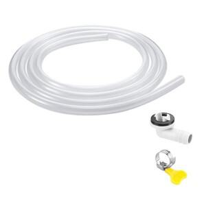 에어컨 배수 호스 연동 튜브 유연한 커넥터 창문 콘딧용 키트 3 피트 6 10