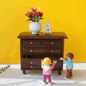 [퍼니메이커]엔틱 서랍장 미니어처 세트 1P 인형 소품 데코 꾸미기 미니어쳐 인테리어소품 미니소품 카페소