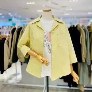 [스테파니] A24JK4202 7부 소매 셔츠 자켓_P358467871