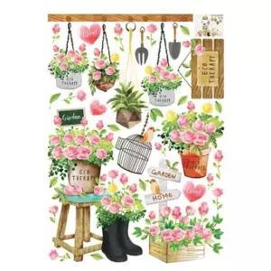 [퍼니메이커]조인컴퍼니 데코 쁘띠 스티커 시리즈3 인테리어 데코스티커 카페 화분 정원 국내제작 DIY KC인