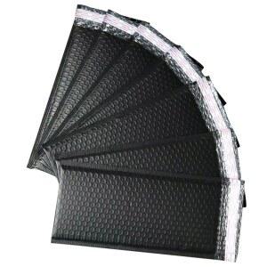 검정 긴 뽁뽁이에어팩 속폴리백 안전봉투 대량 에어포장 봉투 뽁뽁이 에어팩