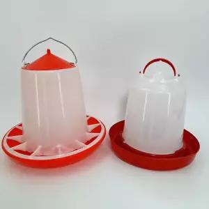 [베스트TOP100] 병아리 반자동 모이통 물통 사료통 닭먹이통 새 2.5kg