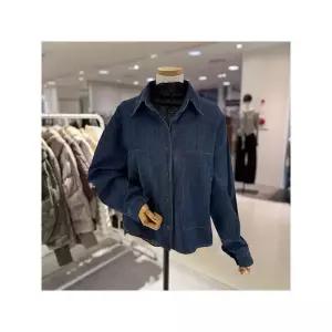 [스테파니] A26DM6104 빅 포켓 루즈핏 청 자켓_P415305155