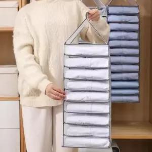 [생활] 옷장행거 칸막이 수납포켓 벽걸이 틈새 접이식 9칸