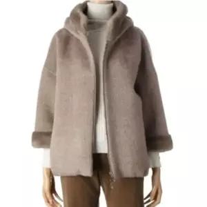 [하프클럽/]소고 세이브존05 밍크 트리밍 알파카코트 TJ4FA02