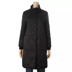 [하프클럽/]소고 세이브존05 니트카라 여성 롱패딩 TI4FA05