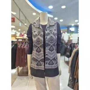 [하프클럽/] 세이브존05 나염 블라우스 조끼 티셔츠 LB13011