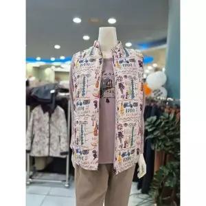 [하프클럽/] 세이브존05 일러스트 포인트 경량 조끼 LB43011