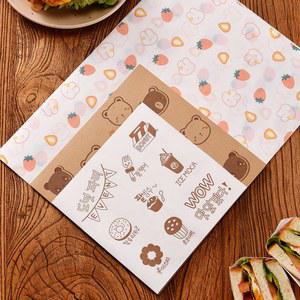 샌드위치포장지 샌드위치포장비닐 일회용 대량 세트