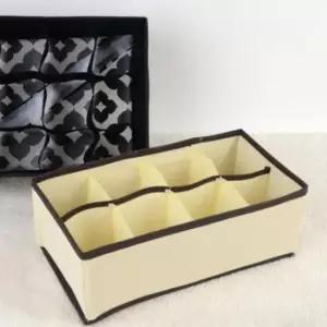 [생활] 정리함 부직포 서랍 팬티 칸분리 3p 8칸 랜덤