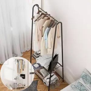 [생활] 철제 앵글 스탠드 선반 행거 옷걸이 이동식 옷장 헹거