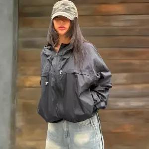 [신상오픈런]여성 여름 바람막이 후드 투웨이 집업 긴팔 점퍼 (35836160)