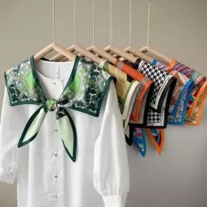 [신상오픈런]여성 비비드 디자인 셔츠와 스카프 세트 (35834749)