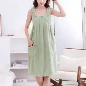 여성 민소매 나시 타올 원피스 타월 스커트 샤워 가운