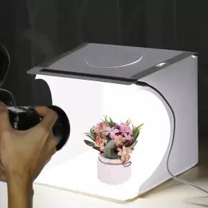 소품 촬영 사진 박스 LED 미니 포토 스튜디오 세트