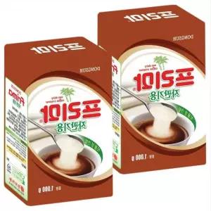 사무실 업소용 식물성 커피 크림 프리마 자판기 전용 1kg 2봉