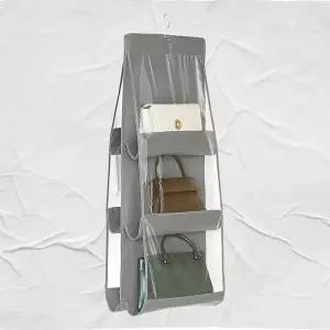 수납박스 걸이형 정리대 옷장 정리함 투명 가방