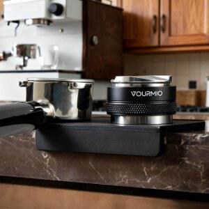 보우르미오 53MM 커피 가능한 유통업체 핸드 변조기 레벨러 호환되는 포터필터 깊이 듀얼 브레빌 에스프레소 조절 54MM 변조기 액세서리와 바리스타