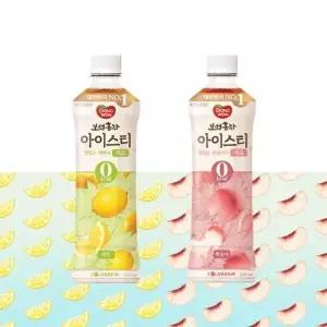 [셀러허브]동원 보성홍차 0칼로리 제로 아이스티 레몬 500ml 6개+복숭아 500ml 6개 (S29984861)