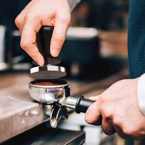 커피 53MM 무게가 보정 키친 변조기 변조기 로드 변조기 있는 스프링 압력 에스프레소