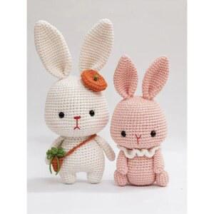 토끼커플 DIY 만들기 코바늘 뜨개질 키트 인형 재료