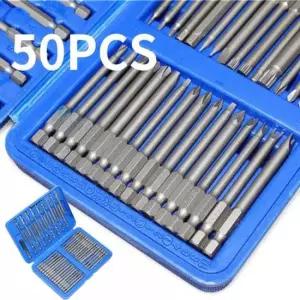 드라이버 비트세트 50PCS 비트홀더 별비트 육각비트
