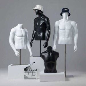 남자 상반신 마네킹 슈트 우레탄 의류매장 화이트 남성용 마테킹 업소용 옷가게 백색