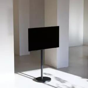 나무궁 이동형 TV 무타공 거치대 삼성 M5 M7 LG 델 한성 룸앤 중소기업 모니터 TV스탠드 27인치 32인치 호환 100베사 블랙 베이직 바디