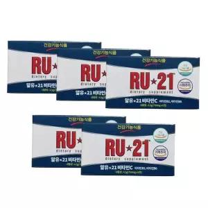 [셀러허브]알유21 비타민C 750mg 6정 x 5박스 RU21 (S30098598)