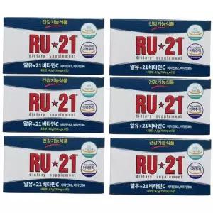 [셀러허브]알유21 비타민C 750mg 6정 x 6박스 RU21 (S30098600)