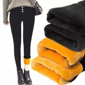 여자레깅스 벨벳 기모 레깅스 여성 스키니 핏 타이즈 융 털 밍크