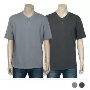 MTSS23048 빈트 헨리넥 반팔 티셔츠