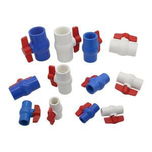 볼밸브 암나사 PVC 밸브 소켓 나사 배관 파이프 피팅 관개 시스템 어댑터 25 1PC