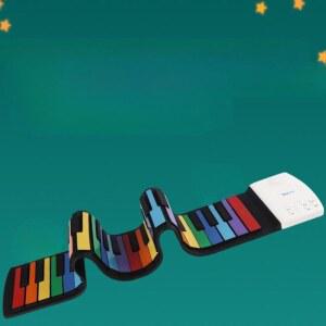 휴대용 미니 전자피아노 접이식 입문용 놀이용 간이 키보드