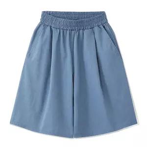 [하프클럽/엠엔씨]와이드핏 밴딩 청반바지 (MDSP226RR)